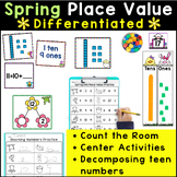 Place Value (10-20) Spring Math Count the Room - Center Ma
