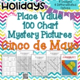 Place Value 100 Chart Mystery Picture - Cinco de Mayo