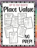 Place Value - 100 to 1000 (NO PREP - ENG)