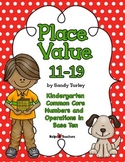 CCSS.Kindergarten.NBT.A-1: Place Value 11-19/Printable & T