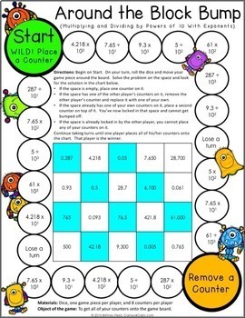 5th grade place value games for 5 nbt 1 and 5 nbt 2 by games 4 gains