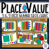 Place Value 2 & 3 digit with base 10 blocks - numbers to 1