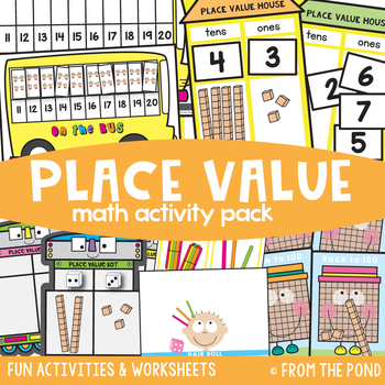 Place Value Games Pack For Math By From The Pond | Tpt