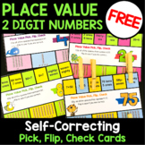Free 2 Digit Numbers Place Value Activity - Clip Cards for