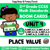 Place Value BOOM Cards - 2nd Grade Math - BUNDLE - UNIT 4