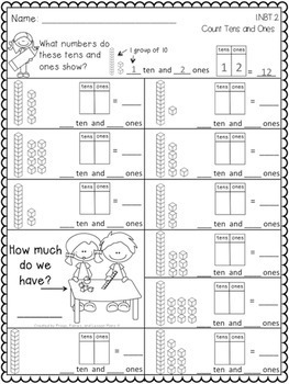 Place Value - 1st Grade by Frogs Fairies and Lesson Plans | TpT