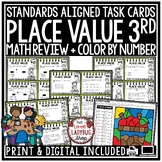 Place Value 3rd Grade Math Test Prep Review TEKS 3.2A 3.2B