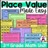 Place Value 3rd Grade Math Unit Lessons Games Activities