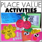 Place Value Activities w/ Base Ten Blocks, Expanded Form &