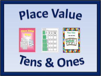 Preview of Place Value Activities Bundle: Tens & Ones