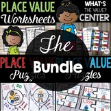 Place Value Activities - Worksheets and Puzzles for Center