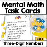 Place Value Math Enrichment Cards for 3 Digit Numbers - Nu