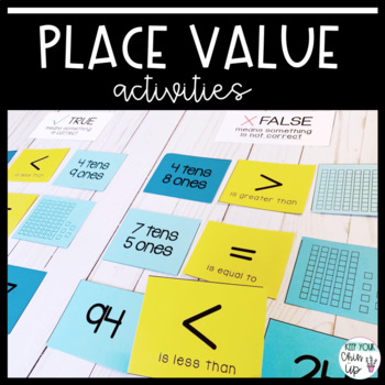 Preview of Place Value Activities for First Grade