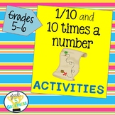 Place Value Calculate 1/10 and 10 Times a Number