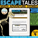 4th Grade Place Value Activity | Digital Escape Tale for G