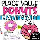 Place Value Activity | Donuts Place Value Math Craft