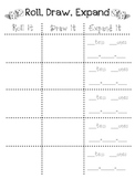 Place Value Activity- Roll,Draw, Expand