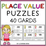 Place Value Activity Task Cards (Place Value Games Puzzles