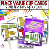 Place Value - Math Centers - Hundreds Tens Ones - 3-Digit 