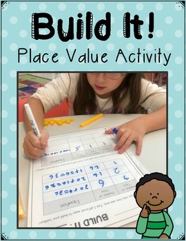 Preview of Place Value Activity with Base 10 Blocks - Build It Different Ways