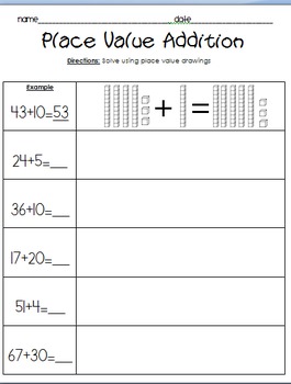 ability to solve problem involving place value in addition