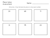 Place Value Assessment - Draw Base Ten Pieces {FREEBIE}