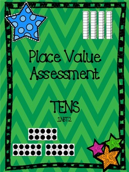 Preview of Place Value Assessment: Tens