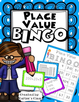 Preview of Place Value BINGO (w/ Base 10, Place Value & Expanded Form Calling Cards)