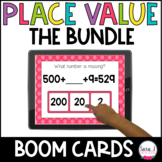 Place Value BOOM CARDS Bundle | Distance Learning