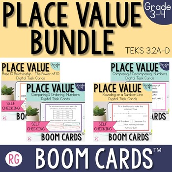 Preview of Place Value BOOM Cards Bundle