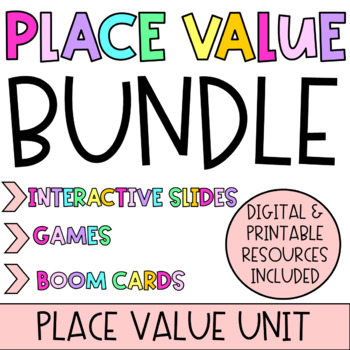 Preview of Place Value BUNDLE | Digital & Printable