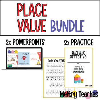 Preview of Place Value BUNDLE | PowerPoints & Worksheets