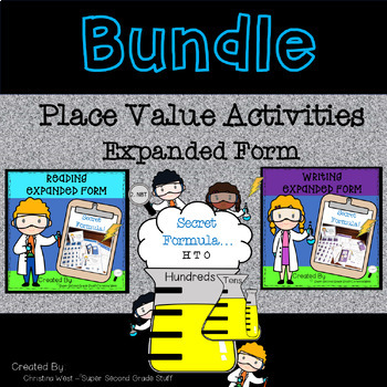 Preview of Place Value: BUNDLE  Reading and Writing Expanded Form
