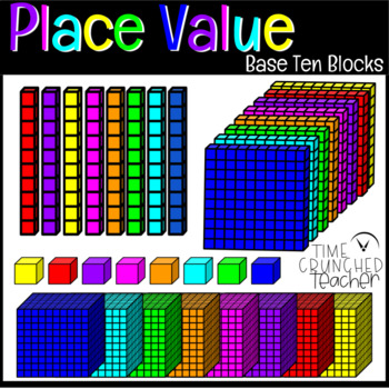 Preview of Place Value Base Ten Blocks