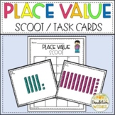 Place Value Base Ten Scoot Game Task Cards