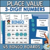 Place Value Bingo Game for 3-Digit Numbers
