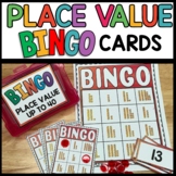 Place Value Bingo Games - Tens and Ones Bingo Math Game Class Set