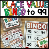 Place Value Bingo Games - Tens and Ones Bingo Math Game Cl