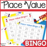 Place Value Game - Superhero Tens & Ones BINGO for 1st Grade