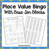 Place Value Bingo: Tens and Ones featuring Base Ten Blocks