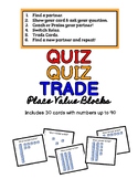 Place Value Blocks | Quiz-Quiz-Trade Cards