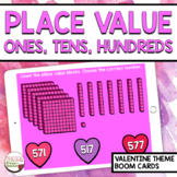 Place Value Boom Cards to 999 Valentine's Day