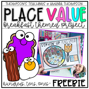 Preview of Place Value Breakfast FREEBIE
