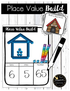 Preview of Place Value Build STEM Center for Expanded From, Written Form, and Numeral Form