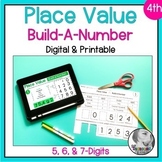 Place Value Build a Number | Number Sense | Distance Learning