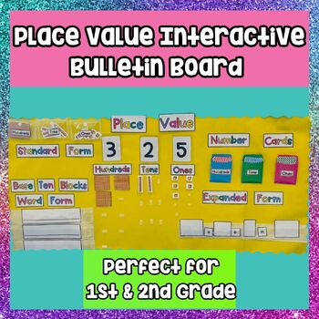 Preview of Place Value Bulletin Board for 1st and 2nd Grade