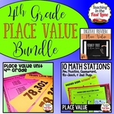 Place Value Bundle 4th Grade - Lessons, Activities, and Re