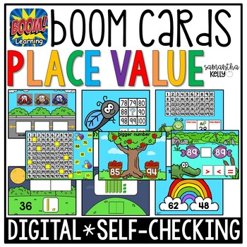 Preview of Place Value Bundle BOOM Cards™ 