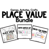 Number Sense: Place Value Bundle Grade 3 Ontario | Games, 