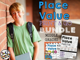 Place Value Worksheets and Task Cards